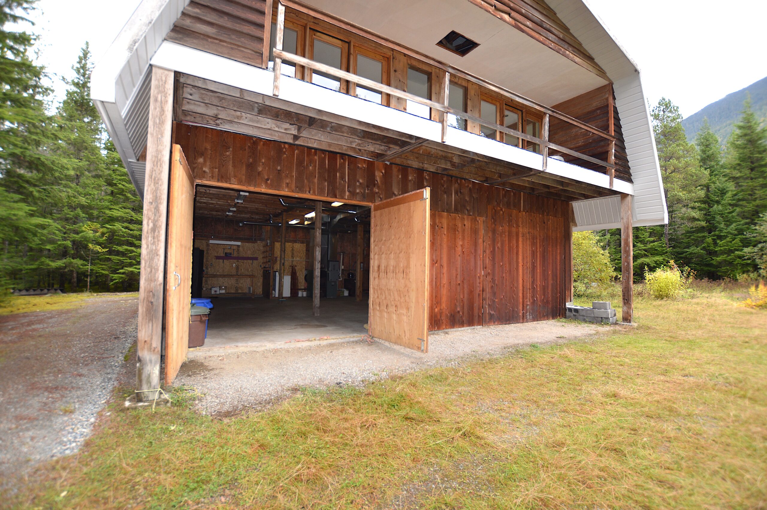 Garage outside